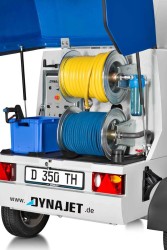 350th HELI | Nettoyeur très haute pression autonome diesel eau chaude / eau froide sur remorque – 350 bar pour les chantiers exigeants Nettoyeur Haute Pression sur Remorque de 100 à 1000 bars