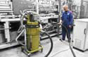 Aspirateur industriel monophasé M450S cuve de 100litres Aspirateur industriel monophasé de 0.5 à 3.6kw