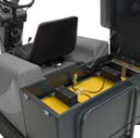 Balayeuse autoportée industrielle - R120 Balayeuse à moteur électrique autotractée ou autoportée