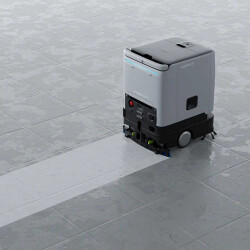 PUDU ET1 | Robot autolaveuse compact 4-en-1 à IA embarquée Autolaveuse robot