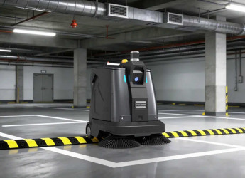 S5 | Balayeuse robotisée autonome à batterie – L'intelligence artificielle au service du nettoyage industriel Balayeuse robot