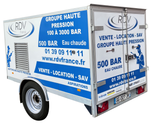 TD302 VAP | Nettoyeur tr&egrave;s haute pression autonome diesel eau chaude & vapeur &ndash; 300 bars pour un nettoyage haute performance